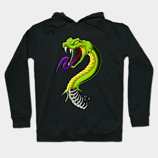 The great Japanese Snake 2 - Venomous creature - Illustration Hoodie